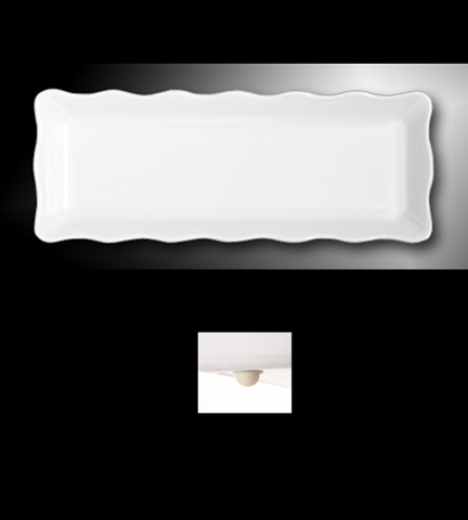 Bake & Brew™ Scallop Edge Tray 13.5"L x 5.5"W